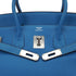 HERMES BIRKIN 35 MYKONOS TAURILLON CLEMENCE HAND BAG 2011 SQUARE O PALLADIUM HARDWARE 90331419