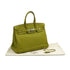 HERMES BIRKIN 35 PISTACHIO TOGO HAND BAG 2008 SQUARE L PALLADIUM HARDWARE 90340175