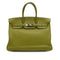 HERMES BIRKIN 35 PISTACHIO TOGO HAND BAG 2008 SQUARE L PALLADIUM HARDWARE 90340175