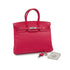 HERMES BIRKIN 35 ROSE EXTREME VEAU EPSOM HAND BAG 2019 D STAMP PALLADIUM HARDWARE 90341918