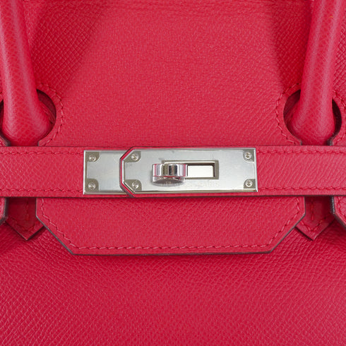 HERMES BIRKIN 35 ROSE EXTREME VEAU EPSOM HAND BAG 2019 D STAMP PALLADIUM HARDWARE 90341918