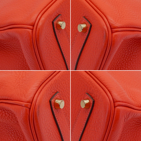 HERMES BIRKIN 35 ROSE JAIPUR TAURILLON CLEMENCE HAND BAG 2015 T STAMP GOLD HARDWARE 90335578
