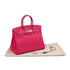 HERMES BIRKIN 35 ROSE TYRIEN VEAU EPSOM HAND BAG 2013 SQUARE Q PALLADIUM HARDWARE 90331279