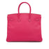 HERMES BIRKIN 35 ROSE TYRIEN VEAU EPSOM HAND BAG 2013 SQUARE Q PALLADIUM HARDWARE 90331279