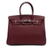 HERMES BIRKIN 35 ROUGE H TOGO HAND BAG 2005 SQUARE I PALLADIUM HARDWARE 90328923