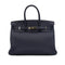 HERMES BIRKIN 35 VERSO BLUE NUIT ORANGE TOGO HAND BAG 2017 A STAMP PALLADIUM HARDWARE 90334134