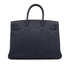 HERMES BIRKIN 35 VERSO BLUE NUIT ORANGE TOGO HAND BAG 2017 A STAMP PALLADIUM HARDWARE 90334134