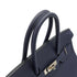 HERMES BIRKIN 35 VERSO BLUE NUIT ORANGE TOGO HAND BAG 2017 A STAMP PALLADIUM HARDWARE 90334134