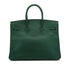 HERMES BIRKIN 35 VERT ARDENNES HAND BAG 2002 SQUARE F GOLD HARDWARE 90327990