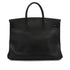 HERMES BIRKIN 40 BLACK ARDENNES HAND BAG 1997 SQUARE A GOLD HARDWARE 90335042