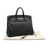 HERMES BIRKIN 40 BLUE INDIGO TAURILLON CLEMENCE HAND BAG 2003 SQUARE G GOLD HARDWARE 90333721