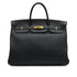 HERMES BIRKIN 40 BLUE INDIGO TAURILLON CLEMENCE HAND BAG 2003 SQUARE G GOLD HARDWARE 90333721