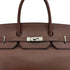 HERMES BIRKIN 40 HABANA COURCHEVEL HAND BAG 1999 SQUARE C PALLADIUM HARDWARE 90317281