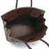 HERMES BIRKIN 40 HABANA COURCHEVEL HAND BAG 1999 SQUARE C PALLADIUM HARDWARE 90317281