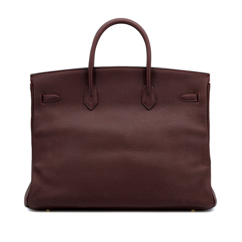 HERMES BIRKIN 40 HAVANE TOGO HAND BAG 1999 SQUARE C GOLD HAEDWARE 90315614
