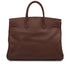 HERMES BIRKIN 40 MARRON FONCE TOGO HAND BAG 1999 SQUARE C GOLD HARDWARE 90338384