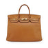 HERMES BIRKIN 40 NATUREL VEAU CHAMONIX HAND BAG 1989 CIRCLE S GOLD HARDWARE 90341116