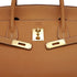 HERMES BIRKIN 40 NATUREL VEAU CHAMONIX HAND BAG 1989 CIRCLE S GOLD HARDWARE 90341116