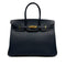 HERMES BIRKIN CONTOUR 35 BULUE INDIGO ROUGE H EPSOM HAND BAG 2016 X STAMP GOLD HARDWARE 90316989