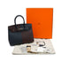 HERMES BIRKIN SELLIER CASAQUE 30 ROUGE SELLIER BLUE INDIGO ROSE TEXAS VEAU EPSOM HAND BAG 2022 U STAMP PALLADIUM HARDWARE 90342430