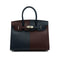 HERMES BIRKIN SELLIER CASAQUE 30 ROUGE SELLIER BLUE INDIGO ROSE TEXAS VEAU EPSOM HAND BAG 2022 U STAMP PALLADIUM HARDWARE 90342430