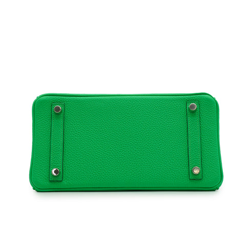 HERMES BIRKIN TOUCH 25 VERT COMICS TOGO ALLIGATOR HAND BAG 2023 B STAMP PALLADIUM HARDWARE 90343413