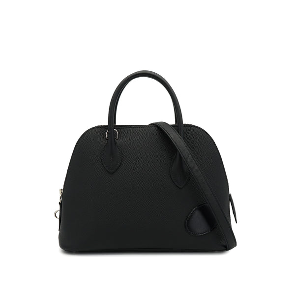 HERMES BOLIDE 1923 25 EN DESORDRE BLACK VEAU EPSOM VEAU SWIFT VACHE HUNTER HAND SHOULDER BAG 2023 B STAMP PALLADIUM HARDWARE 90335785