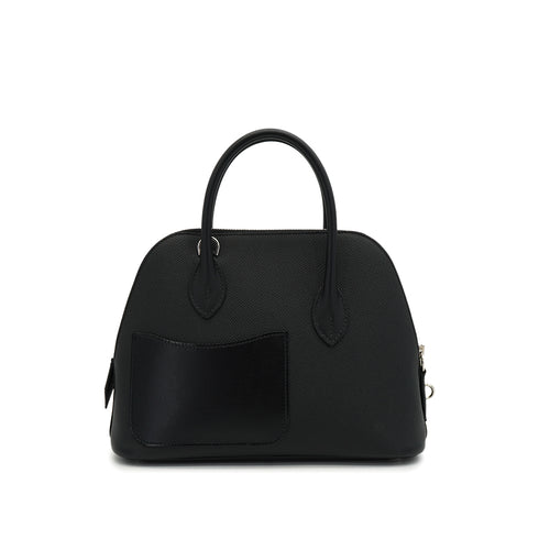 HERMES BOLIDE 1923 25 EN DESORDRE BLACK VEAU EPSOM VEAU SWIFT VACHE HUNTER HAND SHOULDER BAG 2023 B STAMP PALLADIUM HARDWARE 90335785