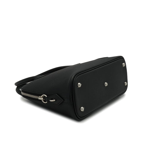 HERMES BOLIDE 1923 25 EN DESORDRE BLACK VEAU EPSOM VEAU SWIFT VACHE HUNTER HAND SHOULDER BAG 2023 B STAMP PALLADIUM HARDWARE 90335785