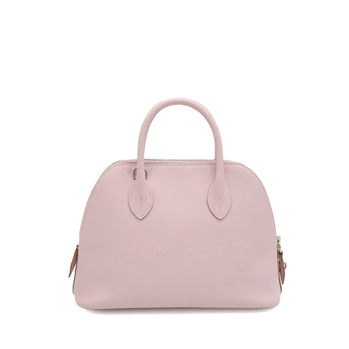 HERMES BOLIDE 1923 25 EN DESORDRE MAUVE PALE NEW WHITE VEAU EPSOM VEAU SWIFT SHOULDER BAG 2023 B STAMP PALLADIUM HARDWARE 90343870