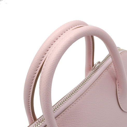 HERMES BOLIDE 1923 25 EN DESORDRE MAUVE PALE NEW WHITE VEAU EPSOM VEAU SWIFT SHOULDER BAG 2023 B STAMP PALLADIUM HARDWARE 90343870