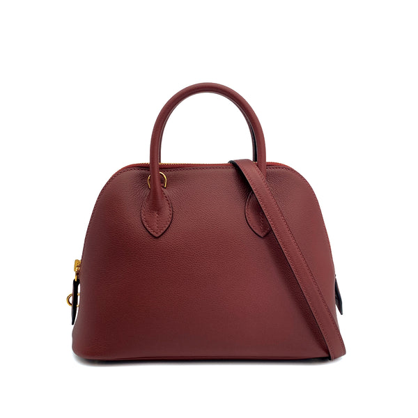 HERMES BOLIDE 1923 25 HAND SHOULDER BAG 2024 W ROUGE SELLIER EVERCOLOR GOLD HARDWARE 90312617_japan