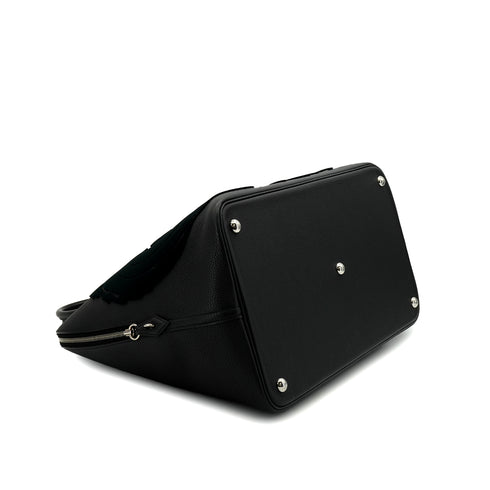 HERMES BOLIDE 1923 45 CHIMERES DRAGON BLACK TOGO VELVET HAND BAG 2019 D STAMP PALLADIUM HARDWARE 90349271