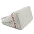 HERMES BOLIDE 1923 BASEBALL 45 GRIS PERLE ROUGE CASAQUE EVERCOLOR HAND BAG 2018 C STAMP PALLADIUM HARDWARE 90335571