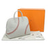 HERMES BOLIDE 1923 BASEBALL 45 GRIS PERLE ROUGE CASAQUE EVERCOLOR HAND BAG 2018 C STAMP PALLADIUM HARDWARE 90335571