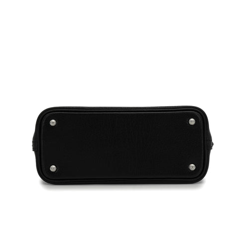 HERMES BOLIDE 1923 MINI TOUCH BLACK OMBRE CHEVRE LIZARD HAND SHOULDER BAG 2025 K STAMP PALLADIUM HARDWARE 90348500