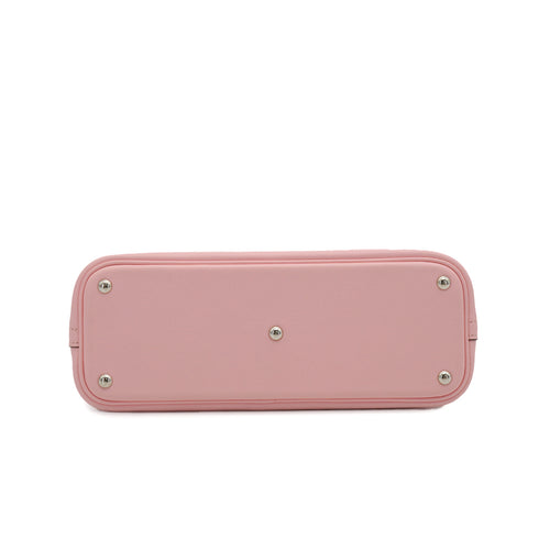 HERMES BOLIDE 27 ROSE SAKURA VEAU SWIFT HAND SHOULDER BAG 2016 X STAMP PALLADIUM HARDWARE 90349258