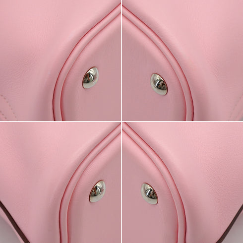 HERMES BOLIDE 27 ROSE SAKURA VEAU SWIFT HAND SHOULDER BAG 2016 X STAMP PALLADIUM HARDWARE 90349258