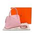 HERMES BOLIDE 27 ROSE SAKURA VEAU SWIFT HAND SHOULDER BAG 2016 X STAMP PALLADIUM HARDWARE 90349258
