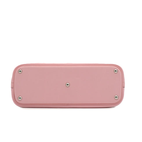 HERMES BOLIDE 27 ROSE SAKURA VEAU SWIFT HAND SHOULDER BAG 2016 X STAMP PALLADIUM HARDWARE 90349394