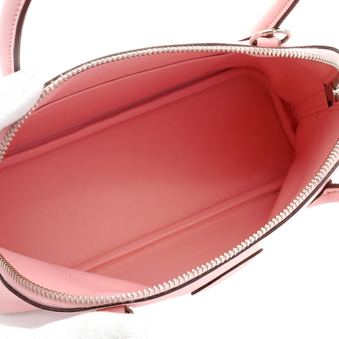 HERMES BOLIDE 27 ROSE SAKURA VEAU SWIFT HAND SHOULDER BAG 2016 X STAMP PALLADIUM HARDWARE 90349394