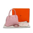 HERMES BOLIDE 27 ROSE SAKURA VEAU SWIFT HAND SHOULDER BAG 2016 X STAMP PALLADIUM HARDWARE 90349394