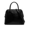 HERMES BOLIDE 31 BLACK BOXCALF HAND SHOULDER BAG 1999 SQUARE C GOLD HARDWARE 90315620