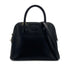HERMES BOLIDE 31 BLACK BOXCALF HAND SHOULDER BAG 2002 SQUARE F GOLD HARDWARE 90320998