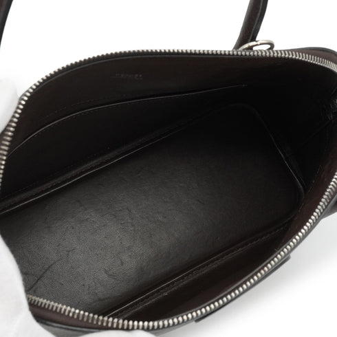 HERMES BOLIDE 31 EVENE FJORD HAND SHOULDER BAG 2006 SQUARE J PALLADIUM HARDWARE 90349375