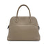 HERMES BOLIDE 31 GRIS TOURTERELLE TAURILLON CLEMENCE HAND SHOULDER BAG 2015 T STAMP PALLADIUM HARDWARE 90317782