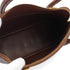 HERMES BOLIDE 31 MARRON FONCE COUCHEVEL HAND SHOULDER BAG 1995 CIRCLE Y GOLD HARDWARE 90344572