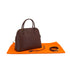 HERMES BOLIDE 31 MARRON FONCE COUCHEVEL HAND SHOULDER BAG 1995 CIRCLE Y GOLD HARDWARE 90344572