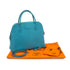 HERMES BOLIDE 31 TURQUOISE CHEVRE HAND SHOULDER BAG 2006 SQUARE J PALLADIUM HARDWARE 90347753