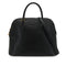 HERMES BOLIDE 35 BLACK VEAU GULLIVER HAND SHOULDER BAG 1994 CIRCLE X GOLD HARDWARE 90323091